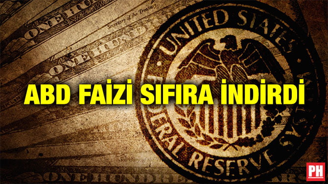 ABD FAİZİ SIFIRA İNDİRDİ