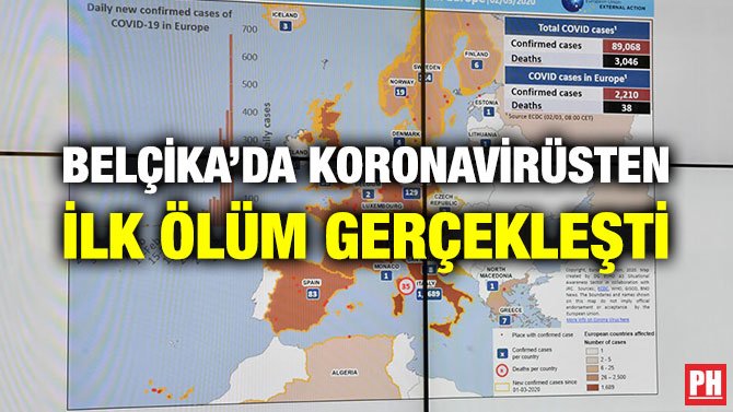 BELÇİKA’DA KORONAVİRÜSTEN İLK ÖLÜM GERÇEKLEŞTİ