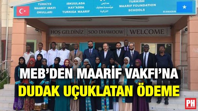 MEB’DEN MAARİF VAKFI’NA DUDAK UÇUKLATAN ÖDEME