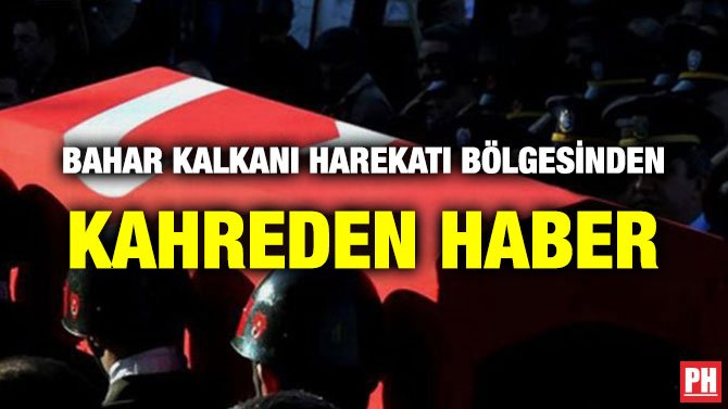 BAHAR KALKANI HAREKATI BÖLGESİNDEN KAHREDEN HABER