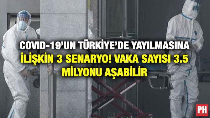 COVID-19’UN TÜRKİYE’DE YAYILMASINA İLİŞKİN 3 SENARYO! VAKA SAYISI 3.5 MİLYONU AŞABİLİR
