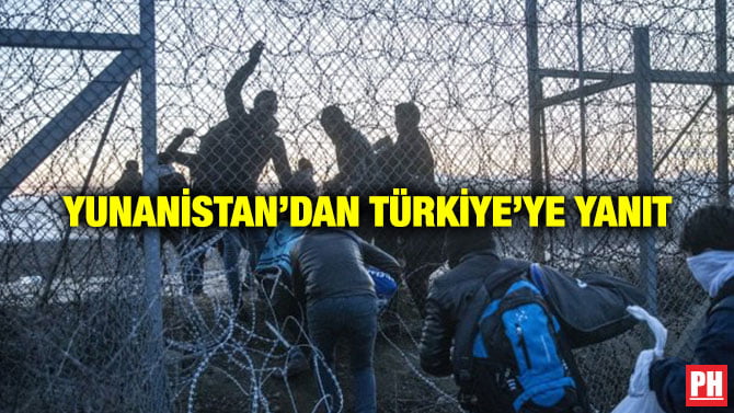 YUNANİSTAN’DAN TÜRKİYE’YE YANIT