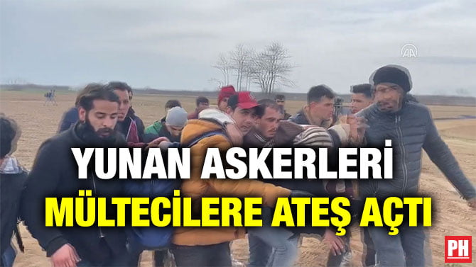 YUNAN ASKERLERİ  MÜLTECİLERE ATEŞ AÇTI