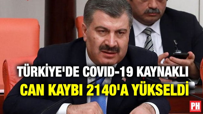 TÜRKİYE’DE COVID-19 KAYNAKLI CAN KAYBI 2140’A YÜKSELDİ
