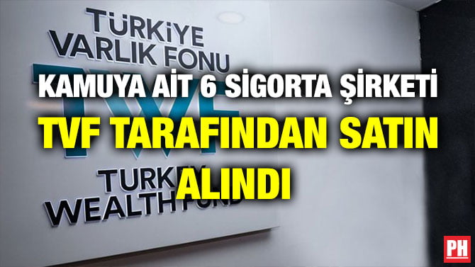 KAMUYA AİT 6 SİGORTA ŞİRKETİ TVF TARAFINDAN SATIN ALINDI