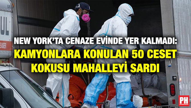 NEW YORK’TA CENAZE EVİNDE YER KALMADI: KAMYONLARA KONULAN 50 CESET KOKUSU MAHALLEYİ SARDI