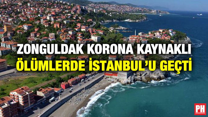 ZONGULDAK KORONA KAYNAKLI ÖLÜMLERDE İSTANBUL’U GEÇTİ