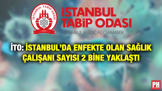 İTO: İSTANBUL’DA ENFEKTE OLAN SAĞLIK ÇALIŞANI SAYISI 2 BİNE YAKLAŞTI