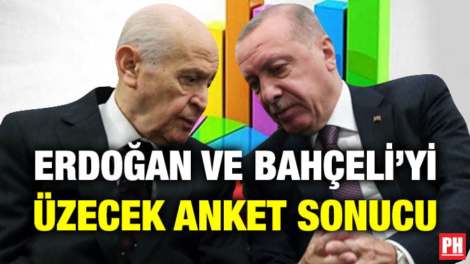 ERDOĞAN VE BAHÇELİ’Yİ ÜZECEK ANKET SONUCU