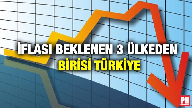 İFLASI BEKLENEN 3 ÜLKEDEN BİRİSİ TÜRKİYE