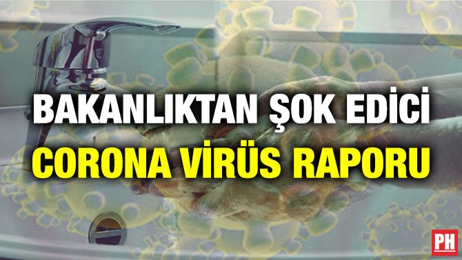 BAKANLIKTAN ŞOK EDİCİ CORONA VİRÜS RAPORU