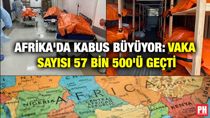 AFRİKA’DA KABUS BÜYÜYOR: VAKA SAYISI 57 BİN 500’Ü GEÇTİ