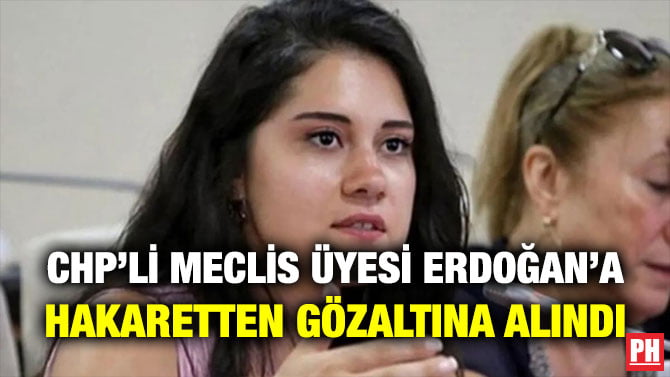 CHP’Lİ MECLİS ÜYESİ ERDOĞAN’A HAKARETTEN GÖZALTINA ALINDI