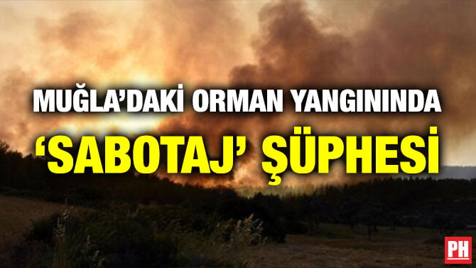 MUĞLA’DAKİ ORMAN YANGININDA ‘SABOTAJ’ ŞÜPHESİ
