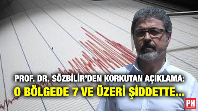 PROF. DR. SÖZBİLİR’DEN KORKUTAN AÇIKLAMA: O BÖLGEDE 7 VE ÜZERİ ŞİDDETTE…