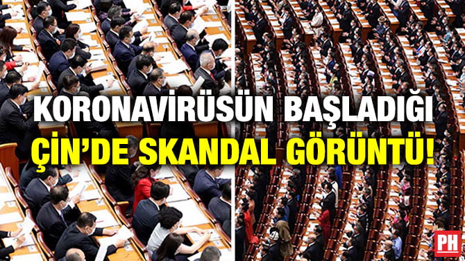 KORONAVİRÜSÜN BAŞLADIĞI ÇİN’DE SKANDAL GÖRÜNTÜ!