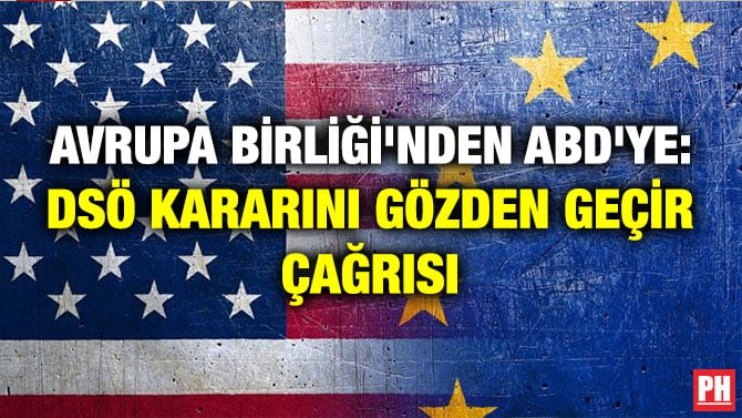 AVRUPA BİRLİĞİ’NDEN ABD’YE: DSÖ KARARINI GÖZDEN GEÇİR ÇAĞRISI