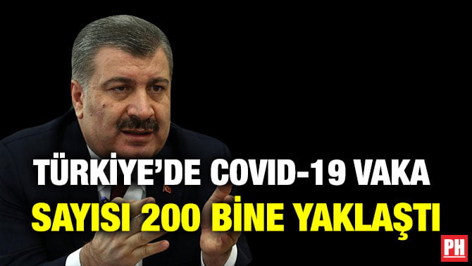 TÜRKİYE’DE COVID-19 VAKA SAYISI 200 BİNE YAKLAŞTI