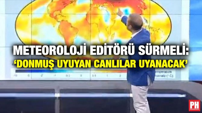 METEOROLOJİ EDİTÖRÜ SÜRMELİ: ‘DONMUŞ UYUYAN CANLILAR UYANACAK’