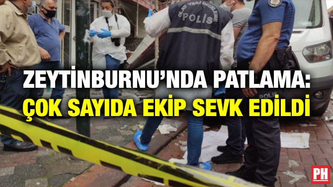 ZEYTİNBURNU’NDA PATLAMA: ÇOK SAYIDA EKİP SEVK EDİLDİ