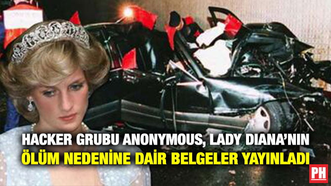 HACKER GRUBU ANONYMOUS, LADY DIANA’NIN ÖLÜM NEDENİNE DAİR BELGELER YAYINLADI