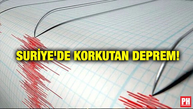 SURİYE’DE KORKUTAN DEPREM!
