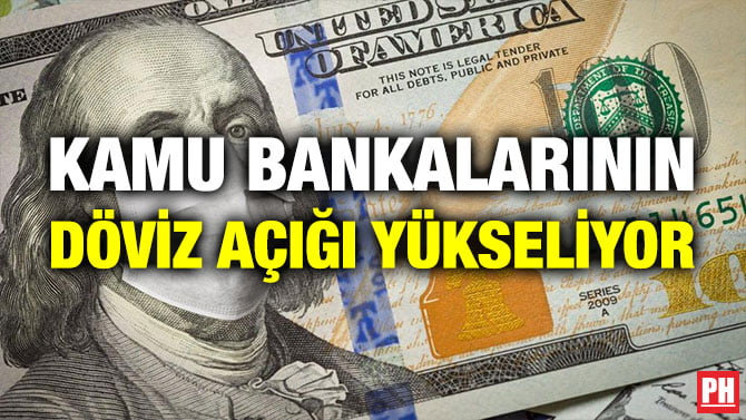 KAMU BANKALARININ DÖVİZ AÇIĞI YÜKSELİYOR
