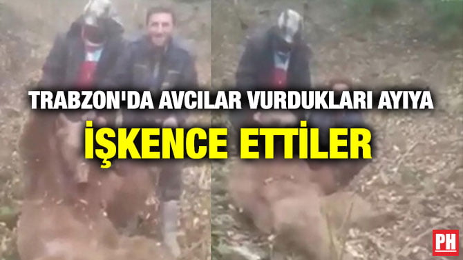 TRABZON’DA AVCILAR VURDUKLARI AYIYA İŞKENCE ETTİLER