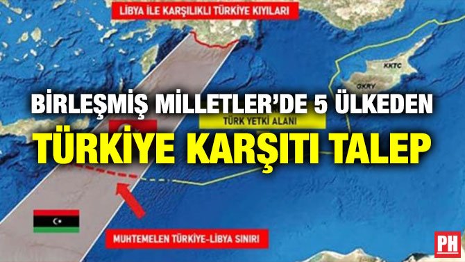 BİRLEŞMİŞ MİLLETLER’DE 5 ÜLKEDEN TÜRKİYE KARŞITI TALEP
