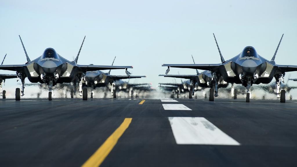 F-35 savaş uçakları.