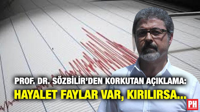 PROF. DR. SÖZBİLİR’DEN KORKUTAN AÇIKLAMA: HAYALET FAYLAR VAR, KIRILIRSA…