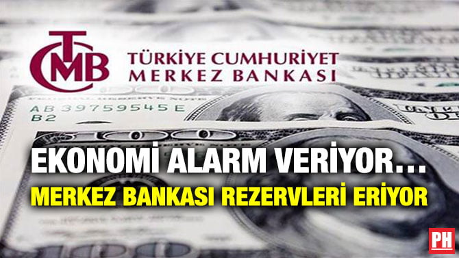 Ekonomi Alarm Veriyor… Merkez Bankası Rezervleri Eriyor