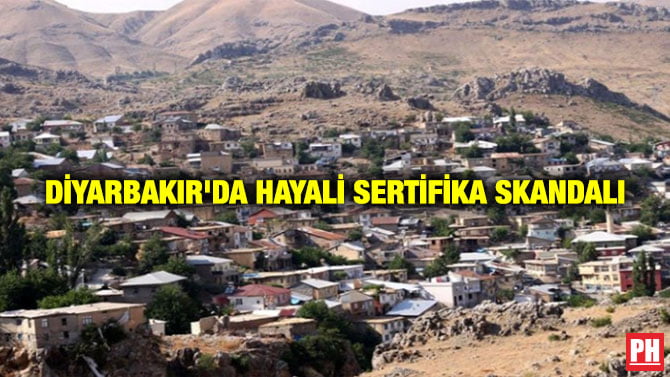 DİYARBAKIR’DA HAYALİ SERTİFİKA SKANDALI