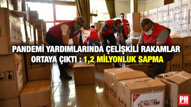 PANDEMİ YARDIMLARINDA ÇELİŞKİLİ RAKAMLAR ORTAYA ÇIKTI : 1,2 MİLYONLUK SAPMA