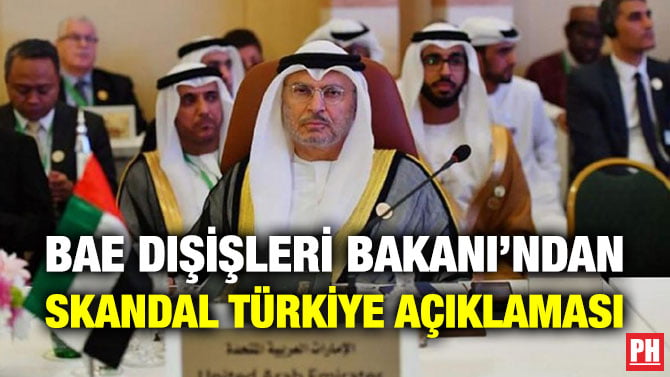BAE DIŞİŞLERİ BAKANI’NDAN SKANDAL TÜRKİYE AÇIKLAMASI