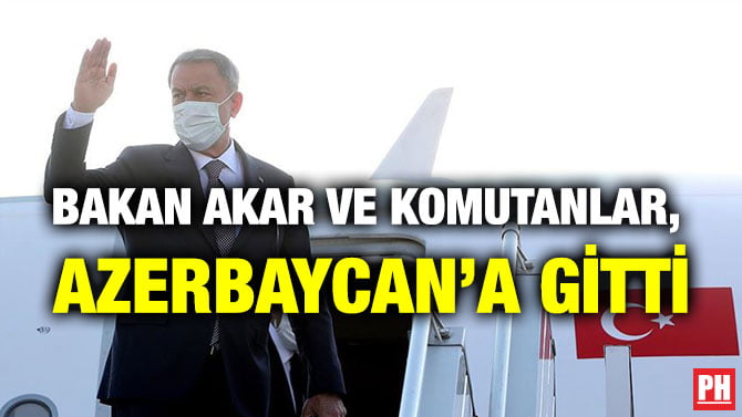 BAKAN AKAR VE KOMUTANLAR, AZERBAYCAN’A GİTTİ