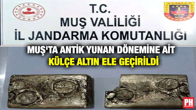 MUŞ’TA ANTİK YUNAN DÖNEMİNE AİT KÜLÇE ALTIN ELE GEÇİRİLDİ