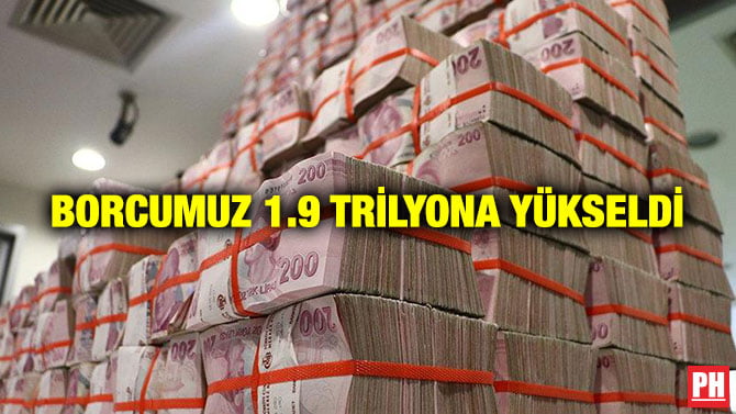 BORCUMUZ 1.9 TRİLYONA YÜKSELDİ