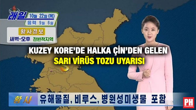 KUZEY KORE’DE HALKA ÇİN’DEN GELEN SARI VİRÜS TOZU UYARISI