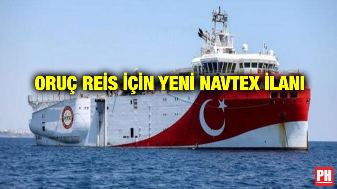 ORUÇ REİS İÇİN YENİ NAVTEX İLANI