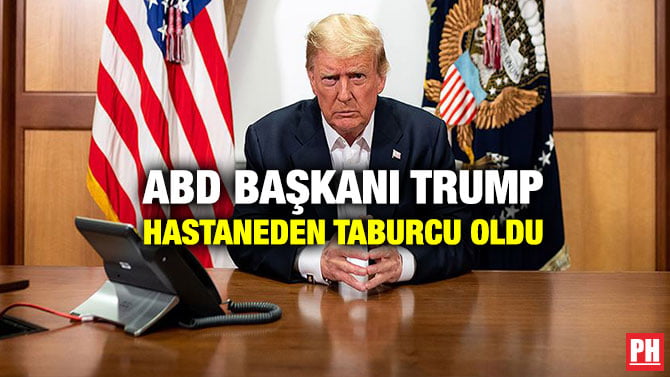 ABD BAŞKANI TRUMP HASTANEDEN TABURCU OLDU
