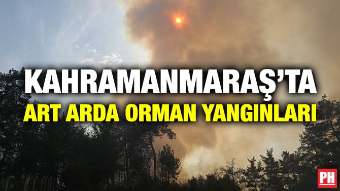 KAHRAMANMARAŞ’TA ART ARDA ORMAN YANGINLARI