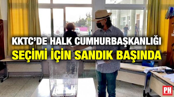 KKTC’DE HALK CUMHURBAŞKANLIĞI SEÇİMİ İÇİN SANDIK BAŞINDA