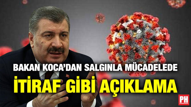 BAKAN KOCA’DAN SALGINLA MÜCADELEDE İTİRAF GİBİ AÇIKLAMA