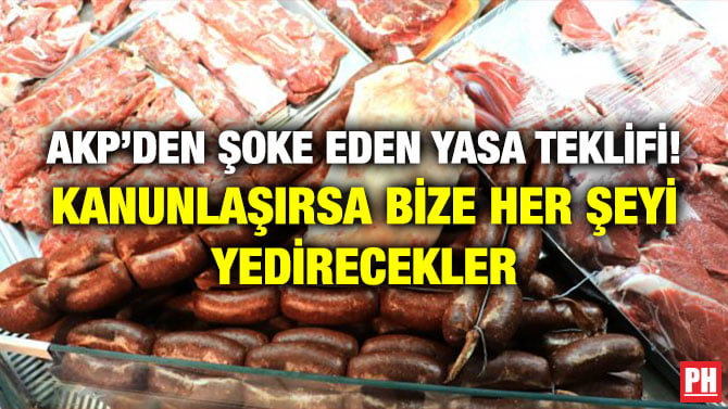 AKP’DEN ŞOKE EDEN YASA TEKLİFİ! KANUNLAŞIRSA BİZE HER ŞEYİ YEDİRECEKLER