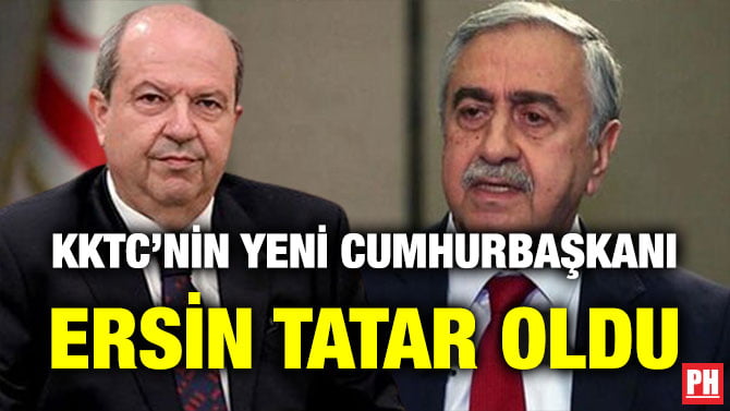 KKTC’NİN YENİ CUMHURBAŞKANI ERSİN TATAR OLDU