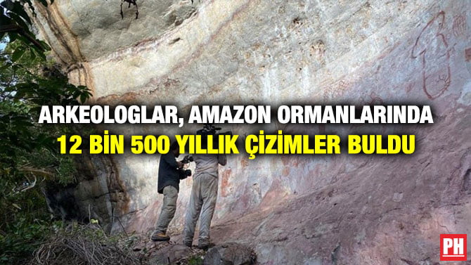ARKEOLOGLAR, AMAZON ORMANLARINDA 12 BİN 500 YILLIK ÇİZİMLER BULDU
