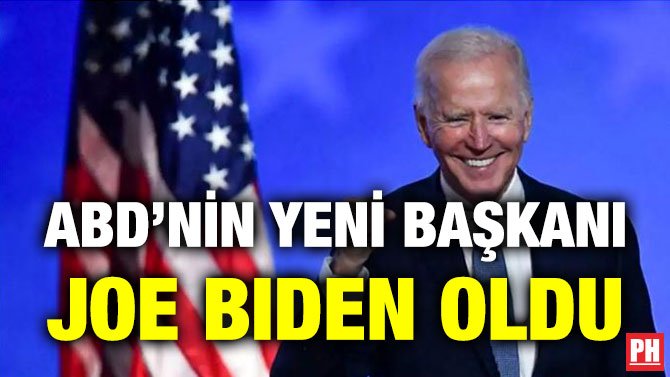 ABD’NİN YENİ BAŞKANI JOE BIDEN OLDU