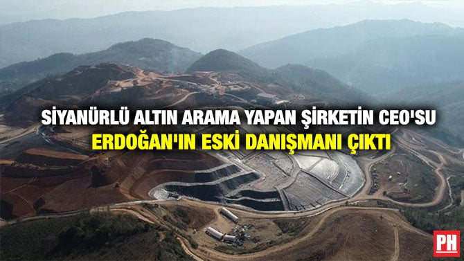 SİYANÜRLÜ ALTIN ARAMA YAPAN ŞİRKETİN CEO’SU ERDOĞAN’IN ESKİ DANIŞMANI ÇIKTI