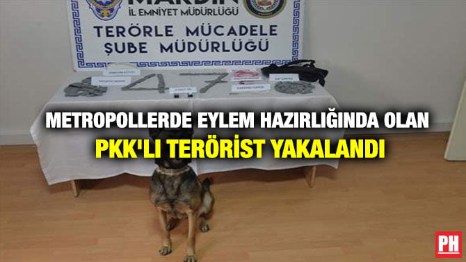 METROPOLLERDE EYLEM HAZIRLIĞINDA OLAN PKK’LI TERÖRİST YAKALANDI